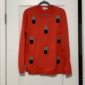 Vineyard Vines coral 🍍 sweater